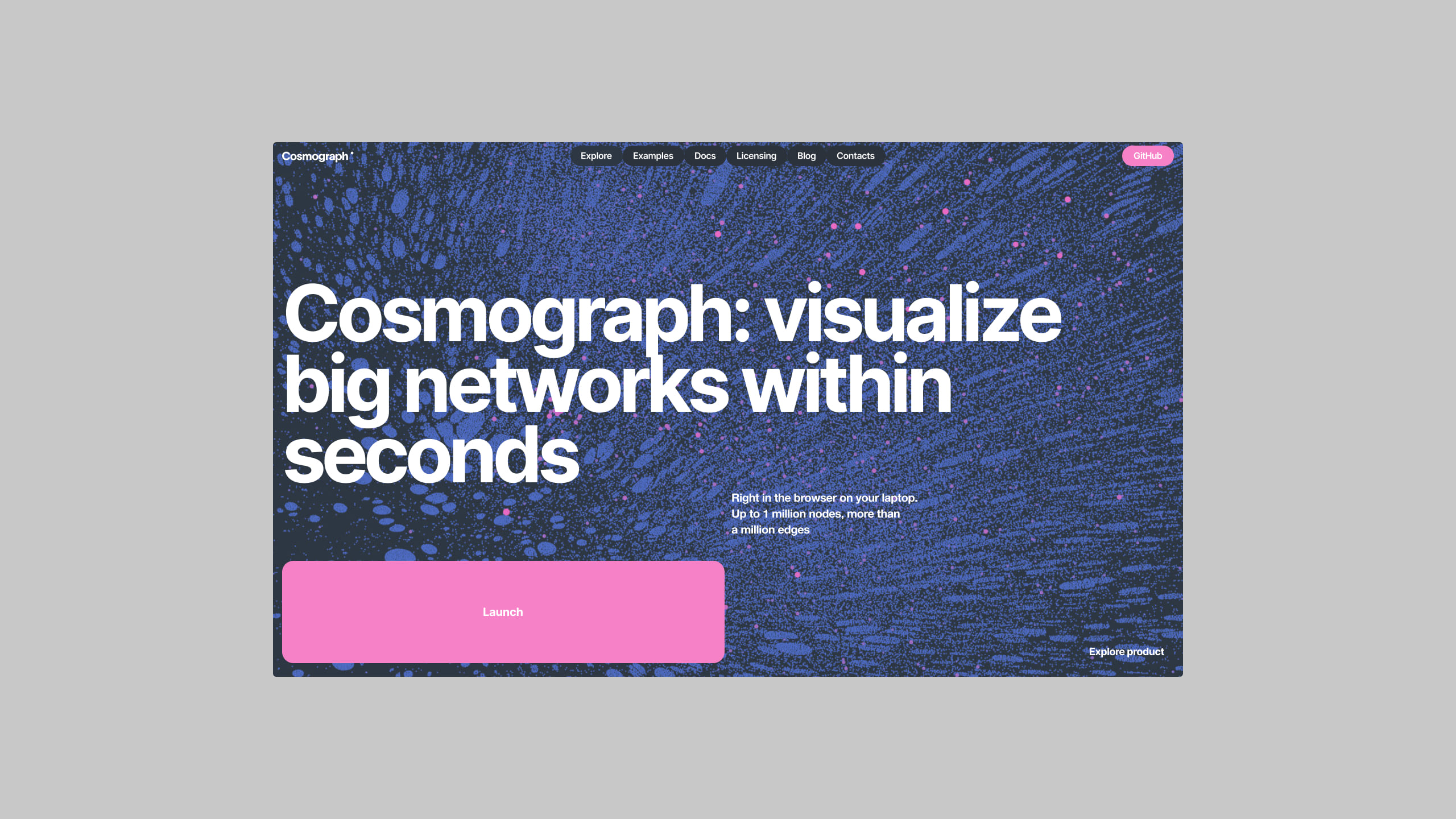 Cosmograph website