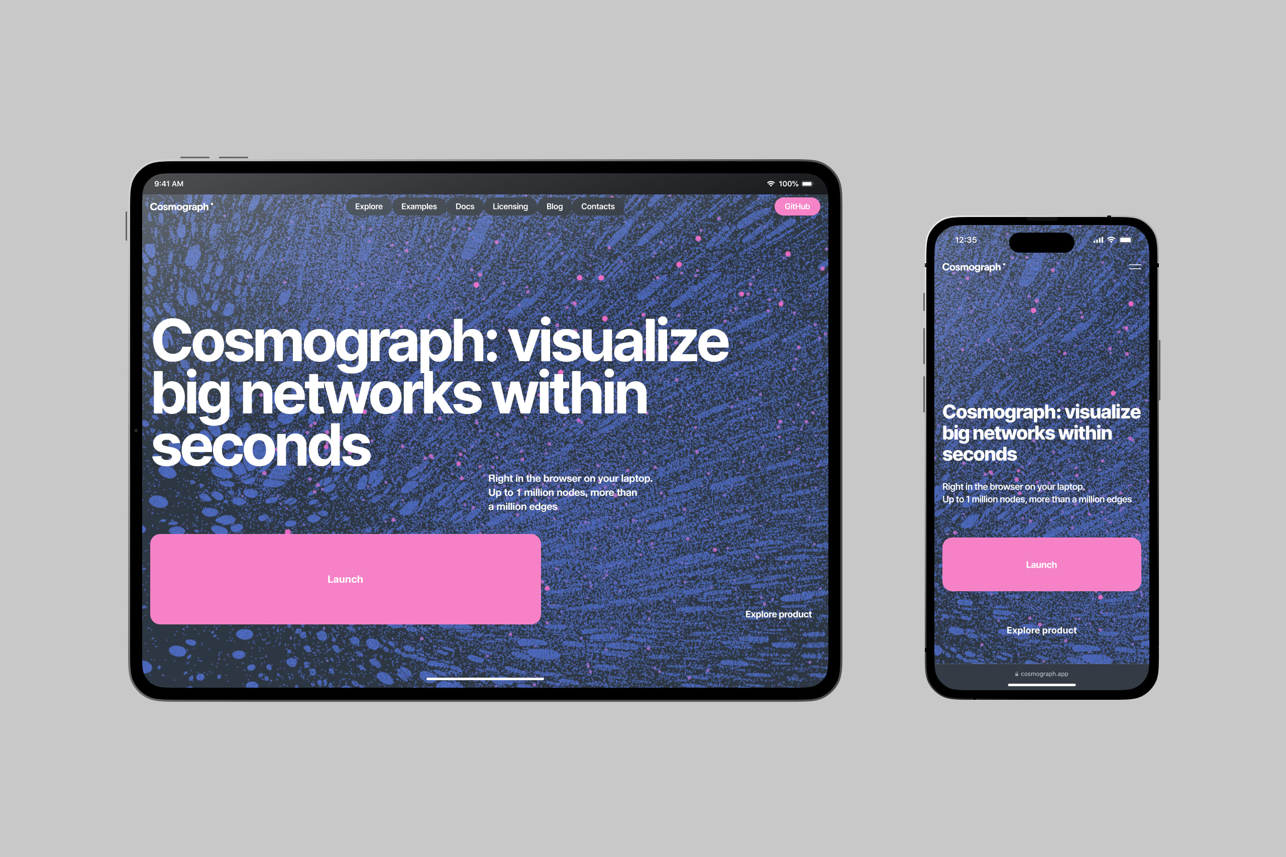 Cosmograph website