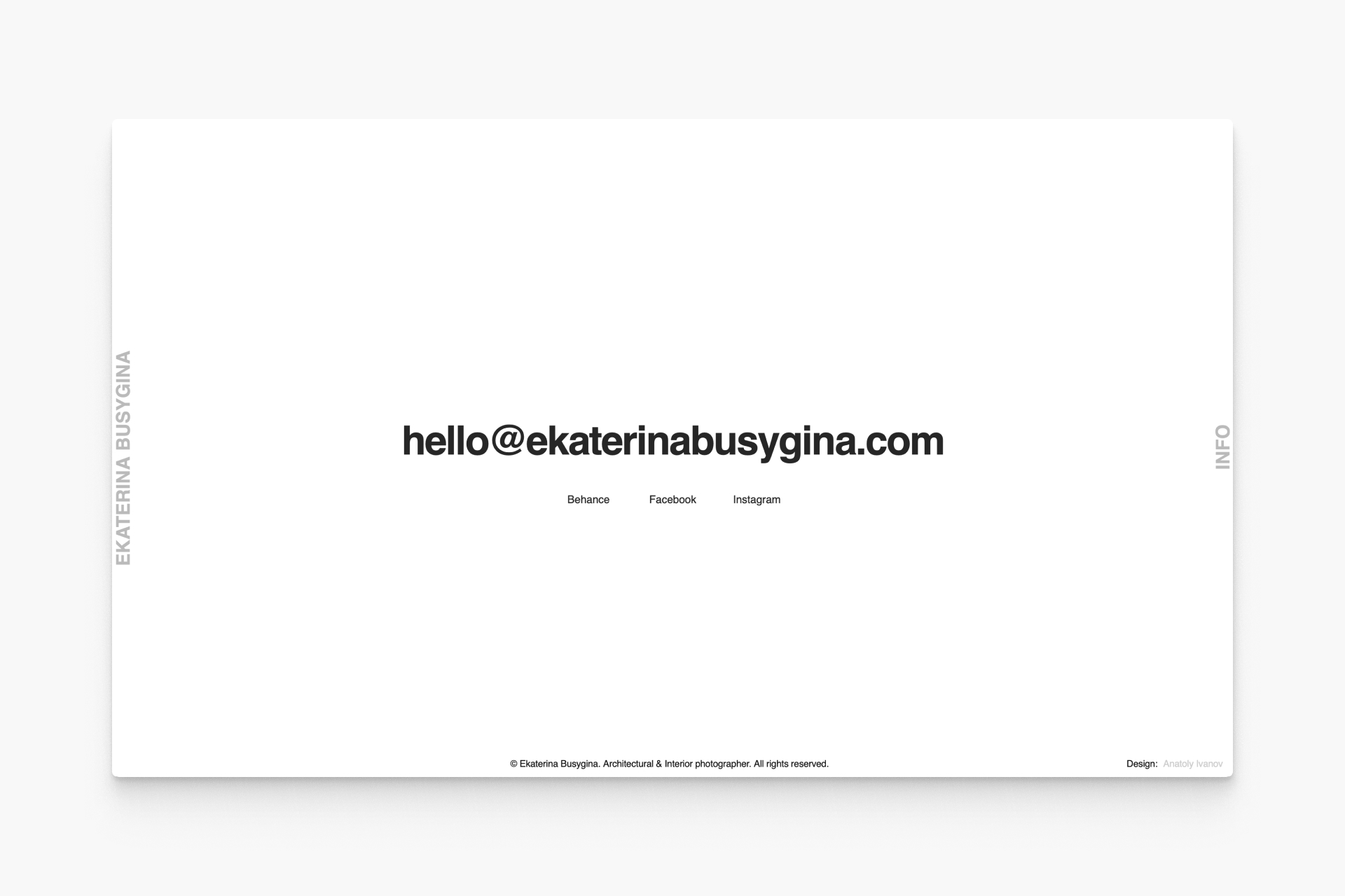Ekaterina Busygina site
